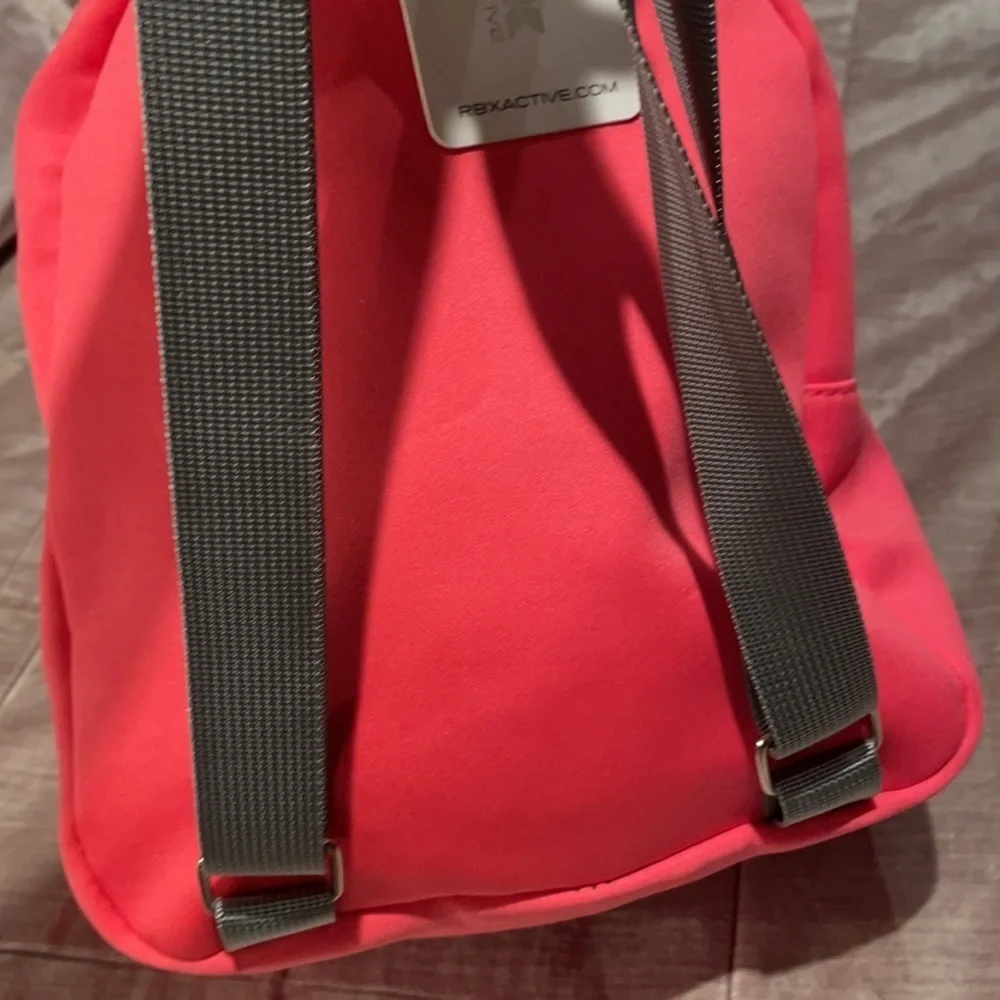 RBX NapSack Pink & Gray Sports Backpack NWTS Brand New